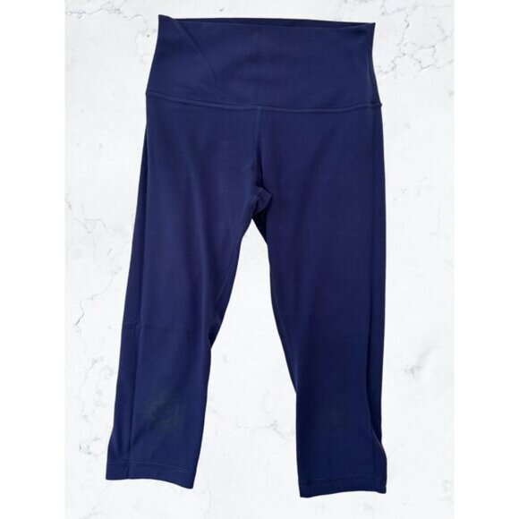 lululemon athletica Pants - Lululemon Align Crop Leggings in Blue  6